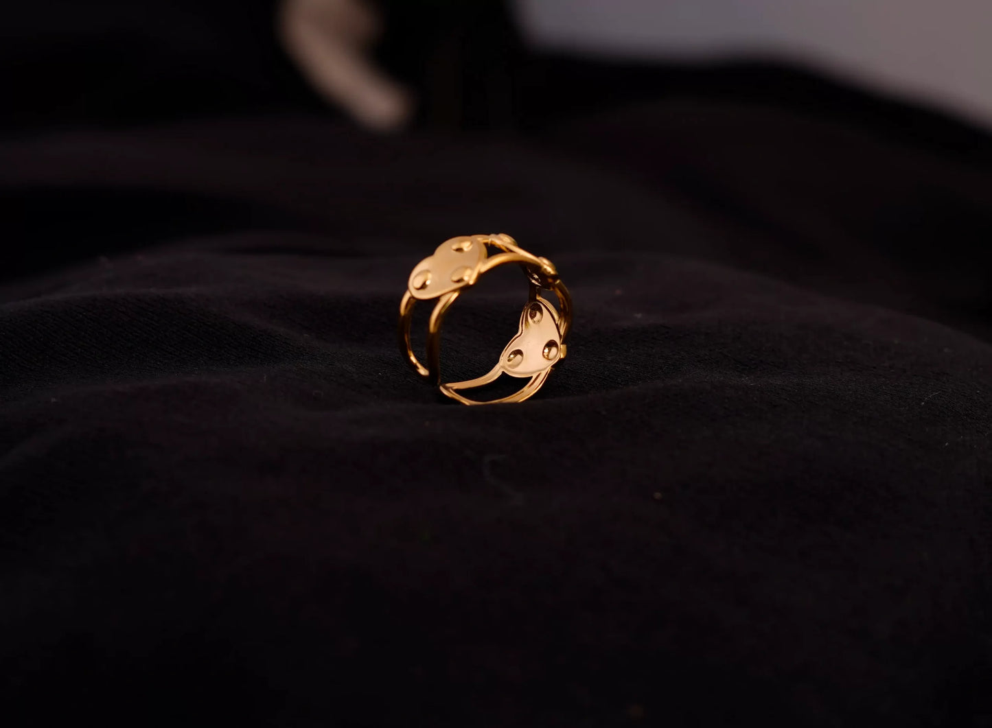 Smara Heart Open Ring