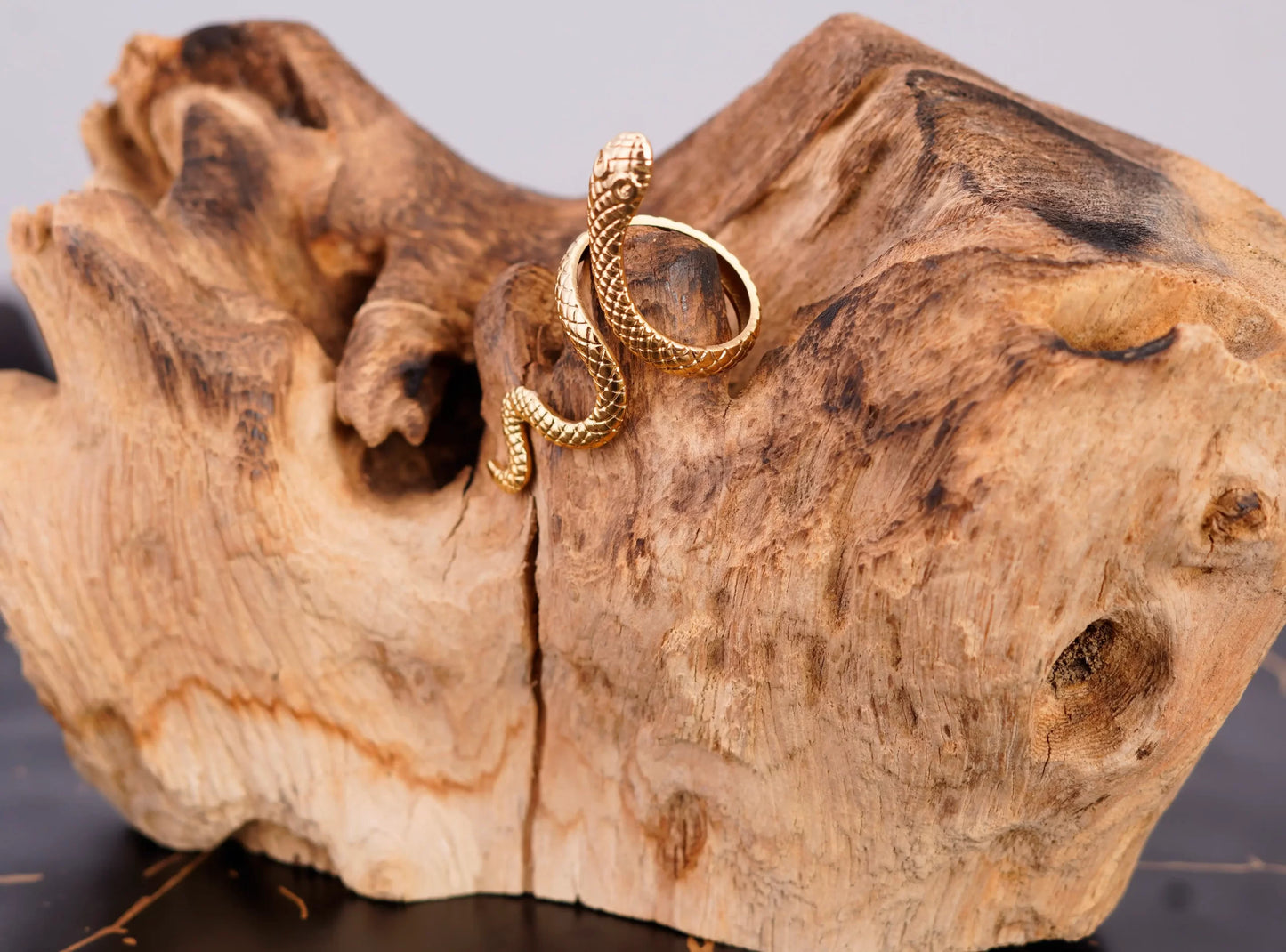 Smara Snake Open Ring