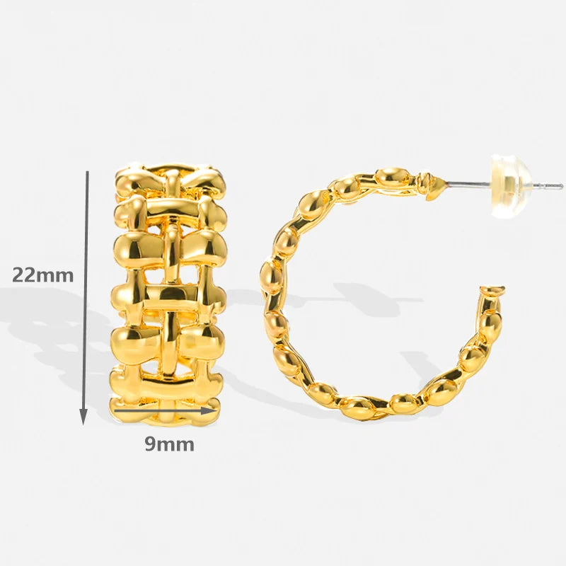 Smara Vintage half-hoop earrings