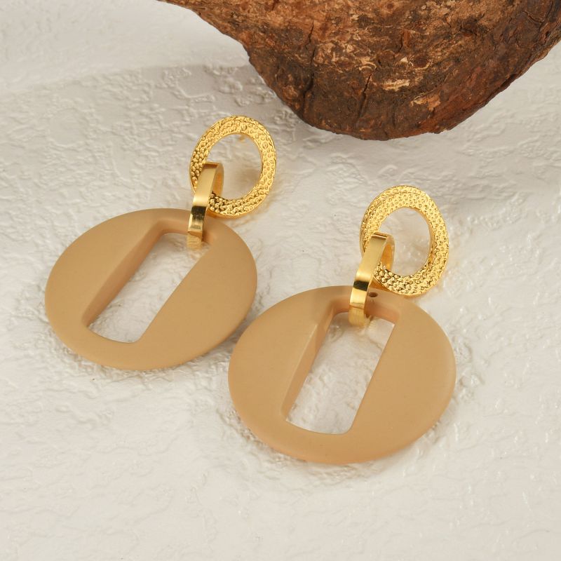 Smara Round Dangler Earrings