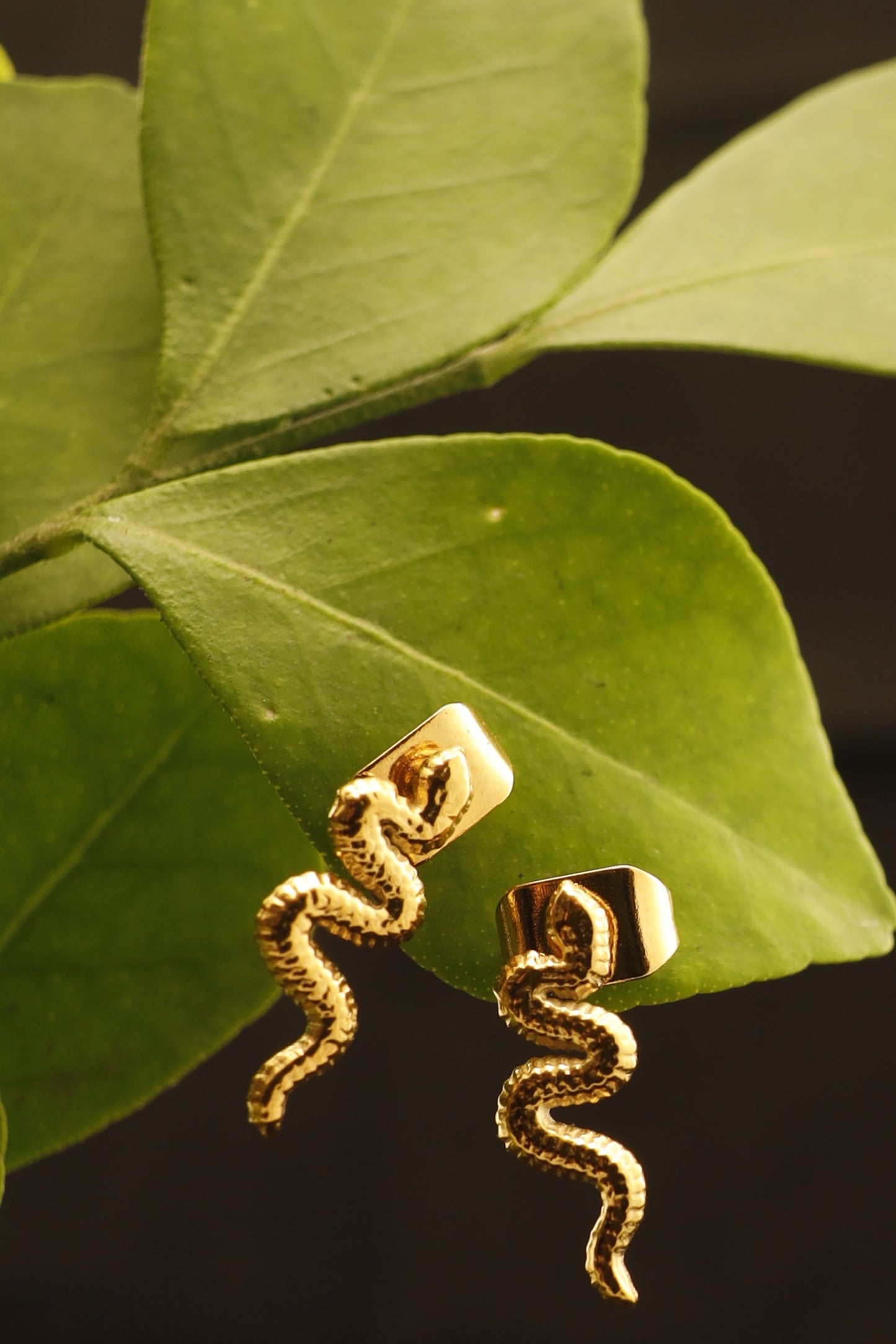 Smara 18k gold plated Snakelet Necklace