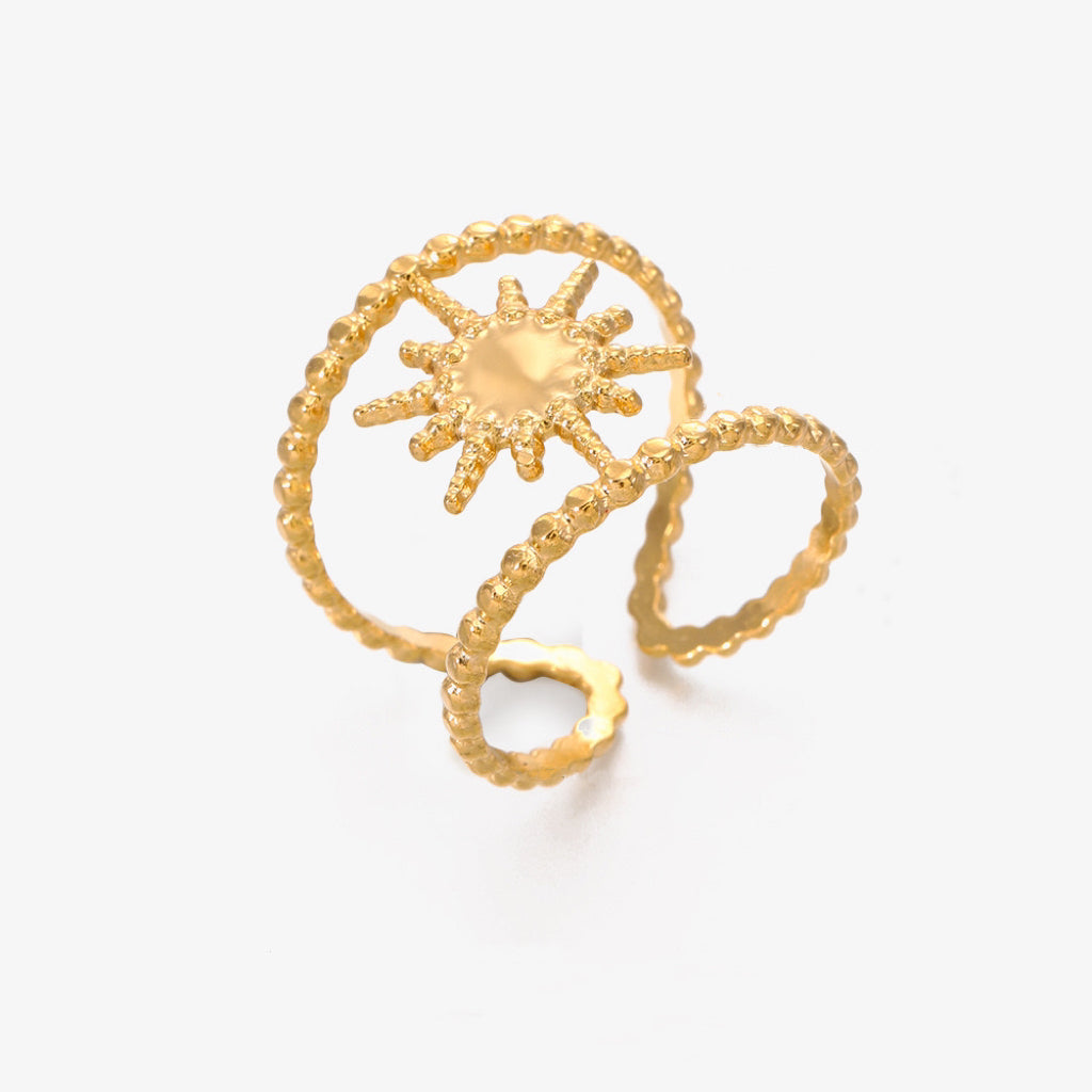 Smara Sunburst Open Ring