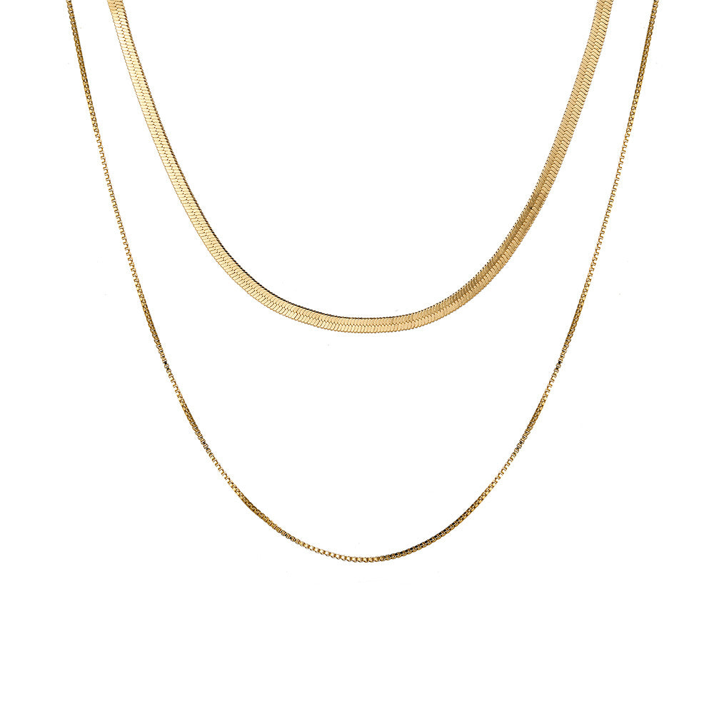Smara Snake double layered Necklace