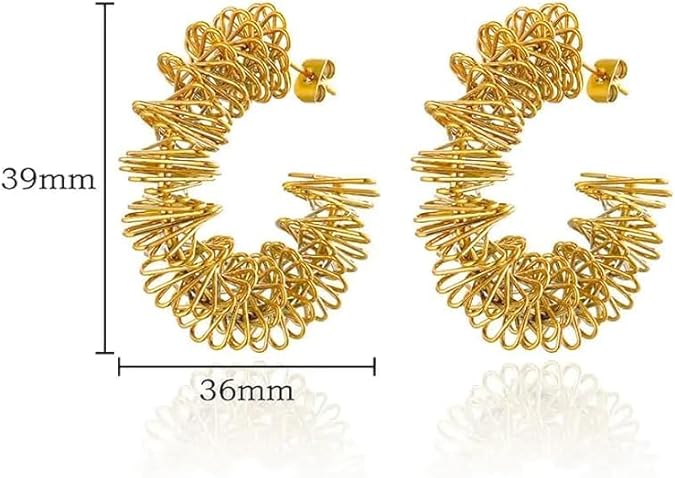 Smara Party Curvy Earrings