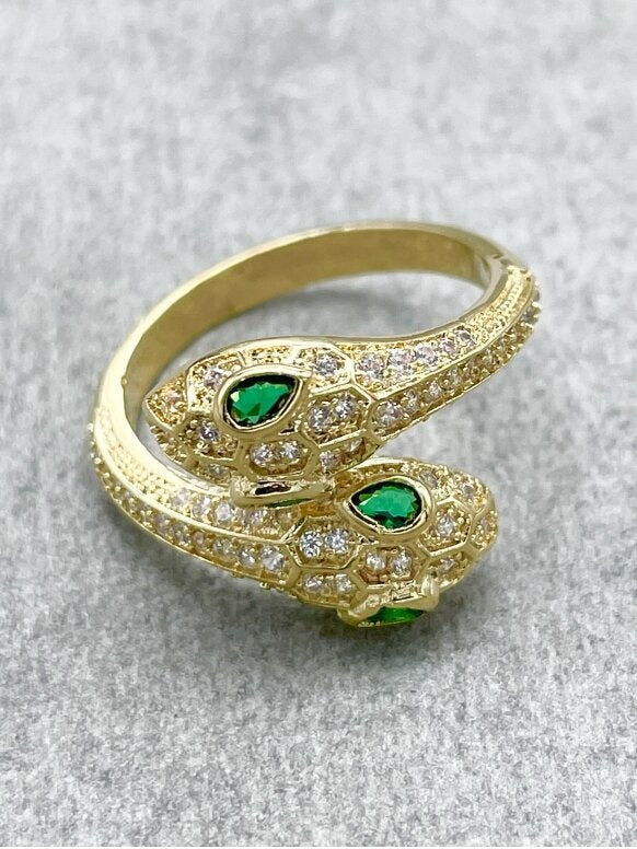 Smara Double Headed Snake Ring