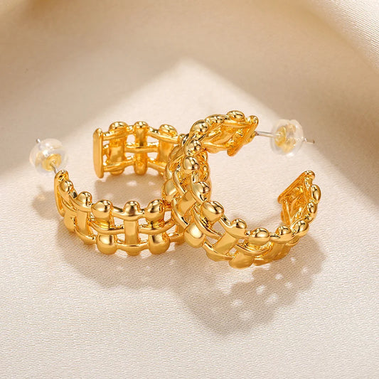 Smara Vintage half-hoop earrings