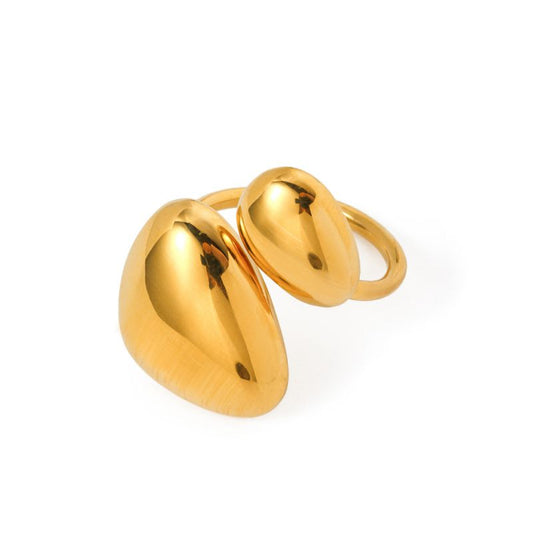 Smara Vougish Glossy Geometric Ring