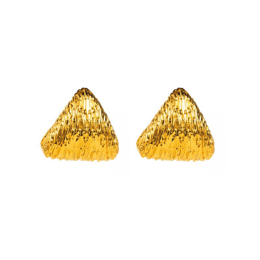 Smara Tringular Textured Earrings