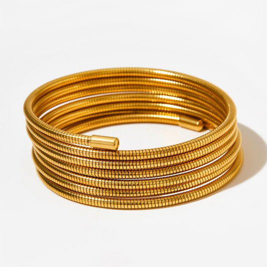 Smara Multi- Layered Winding Spring Bracelet