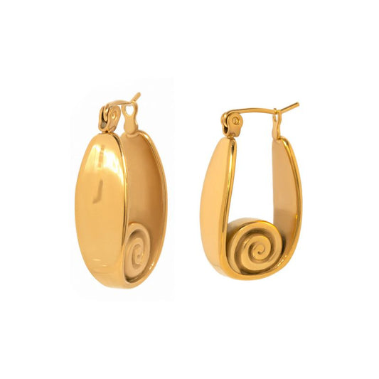 Smara Threaded Hoop Earrings
