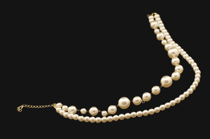 Smara Double Layered Pearl Necklace