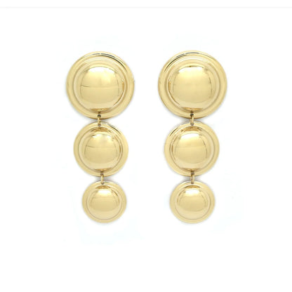 Smara Exagerated Round Earrings