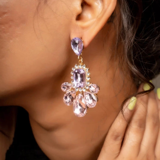 Smara Sparkling Droplet Earrings