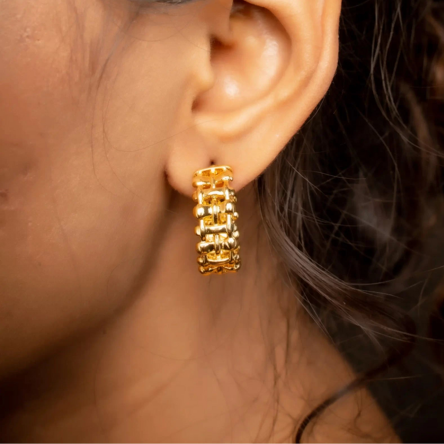 Smara Vintage half-hoop earrings