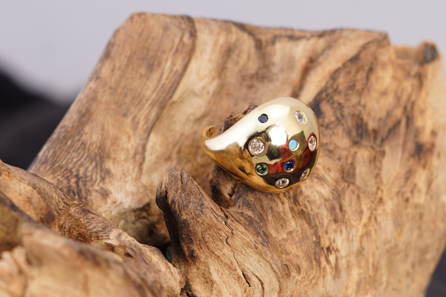 Smara Multi-Couloured Gemstone Ring