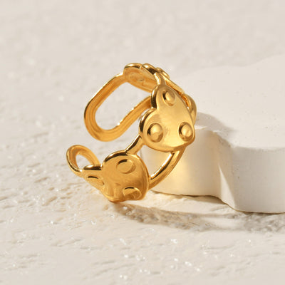 Smara Heart Open Ring