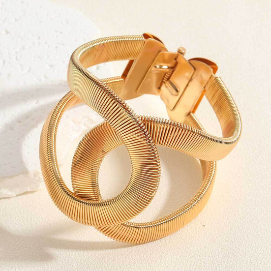 Smara Gold Cross Bracelet