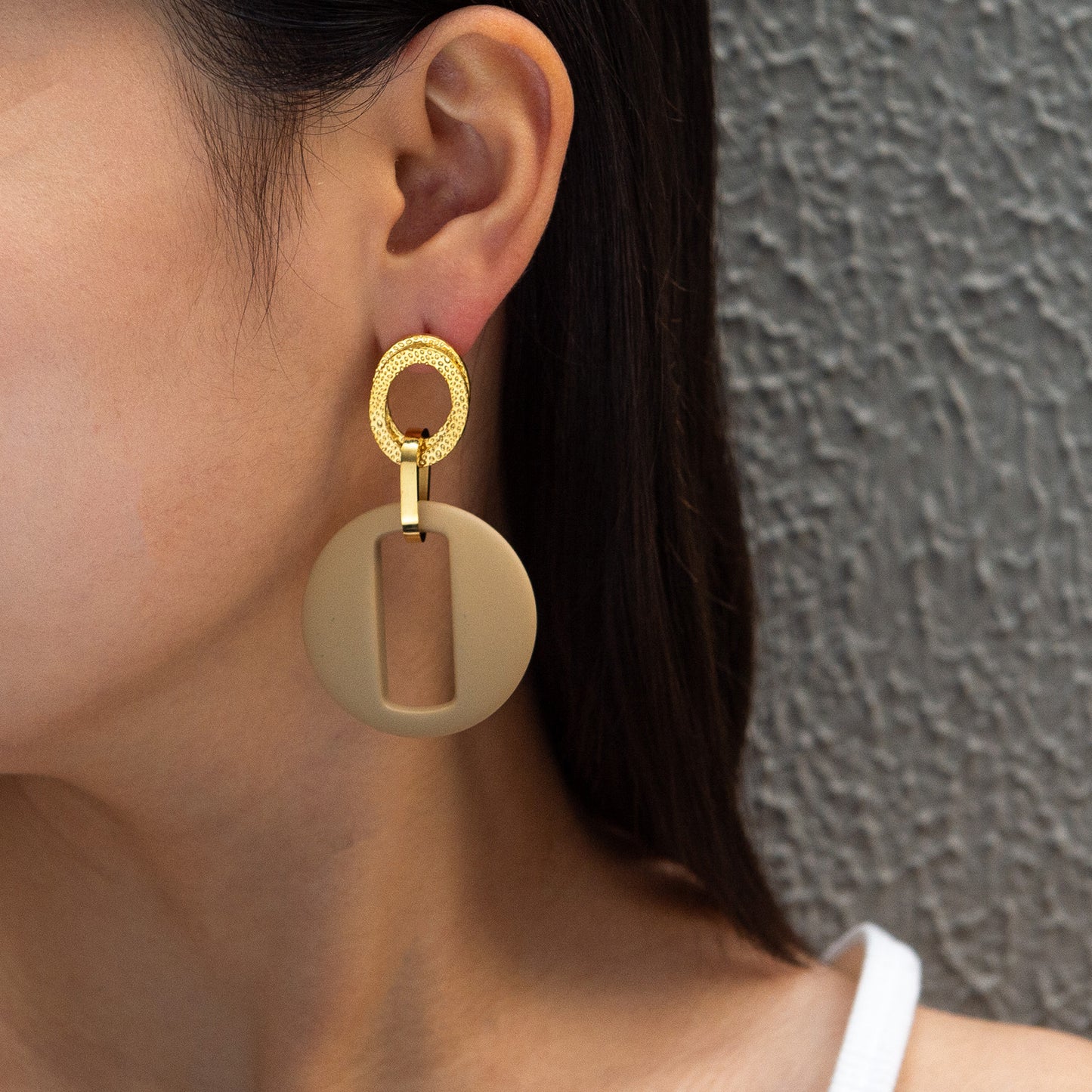 Smara Round Dangler Earrings