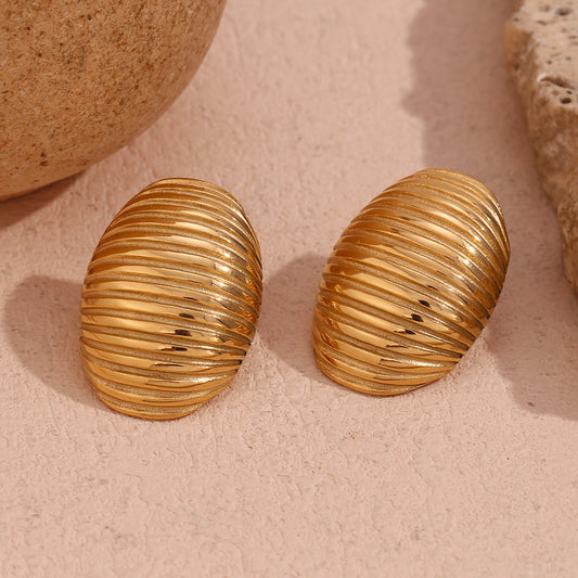 Smara Bettle Bug Stud Earrings