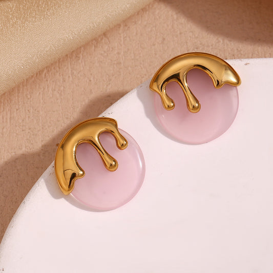Smara Liquid Stud Earrings