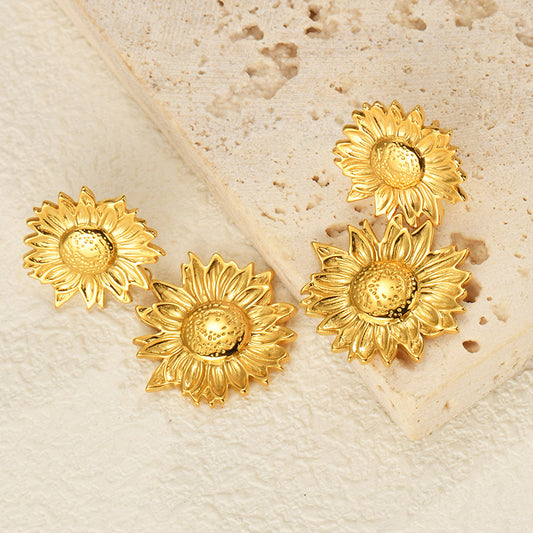 Smara Sunflower Earrings